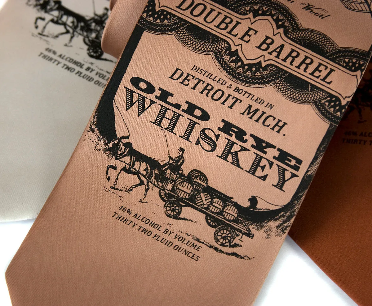 Whiskey Business Silk Necktie