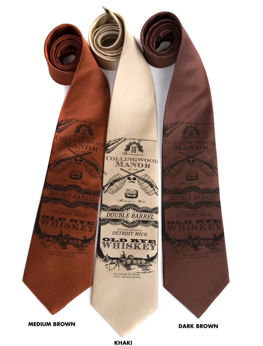 Whiskey Business Silk Necktie
