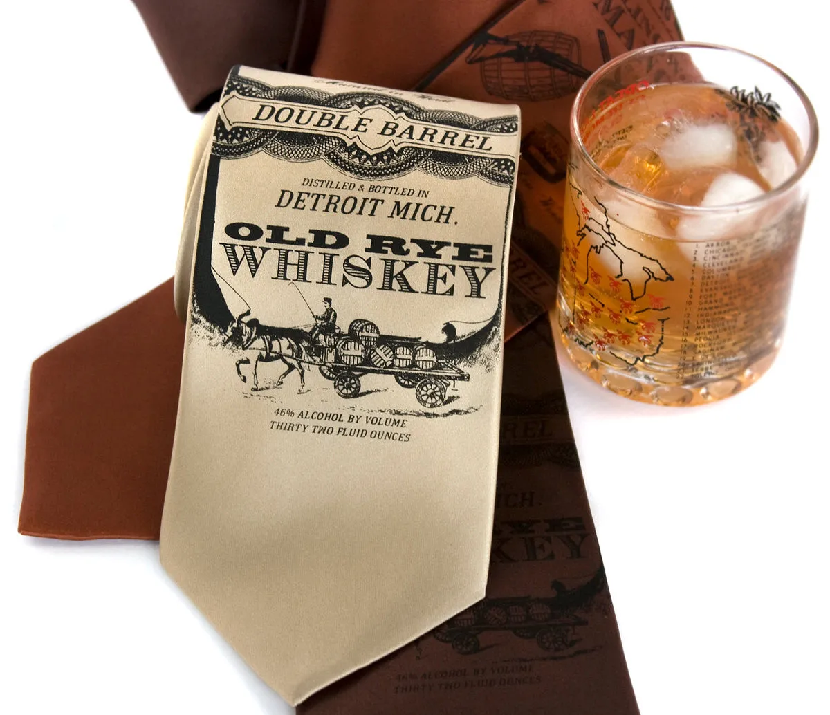 Whiskey Business Silk Necktie