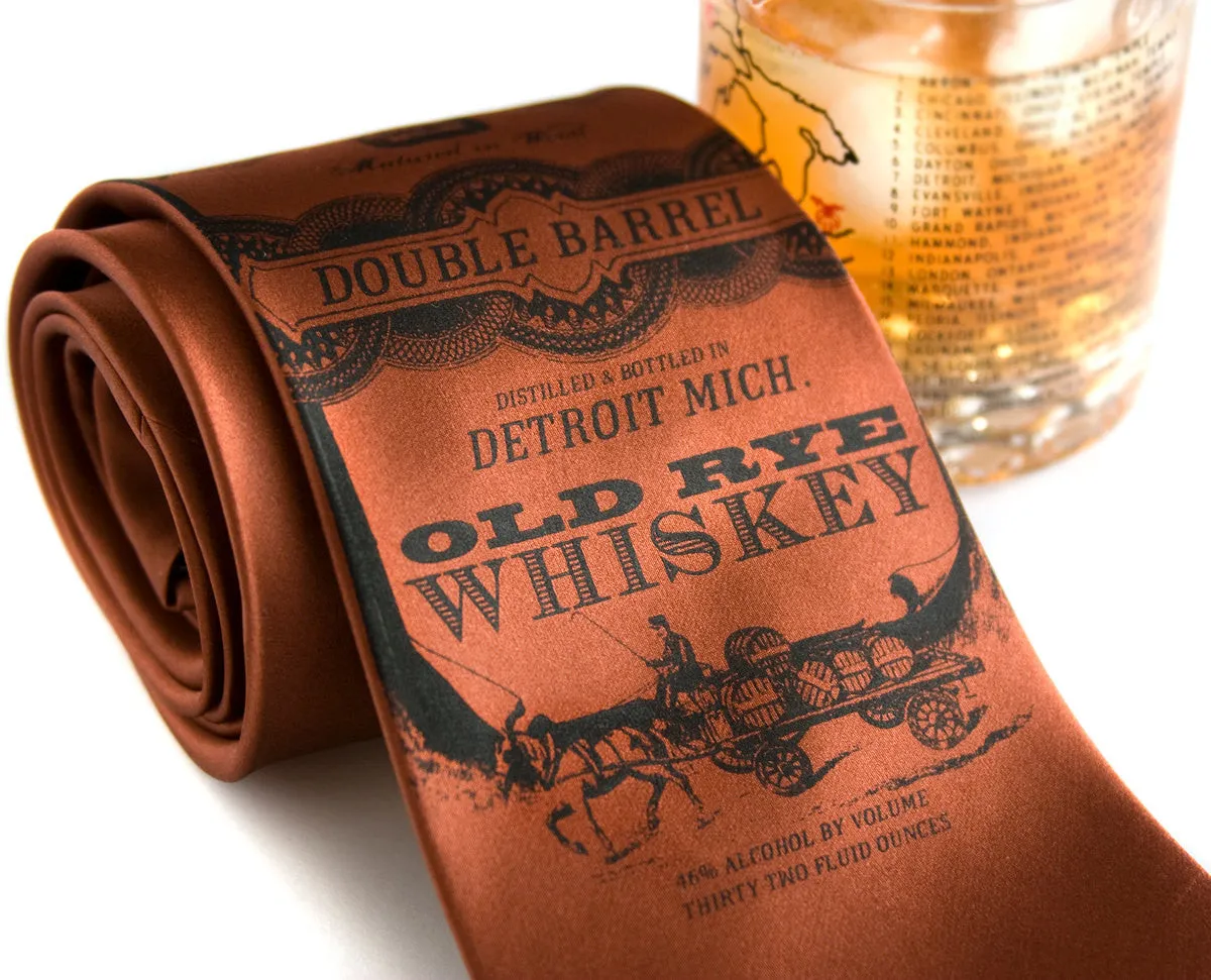 Whiskey Business Silk Necktie