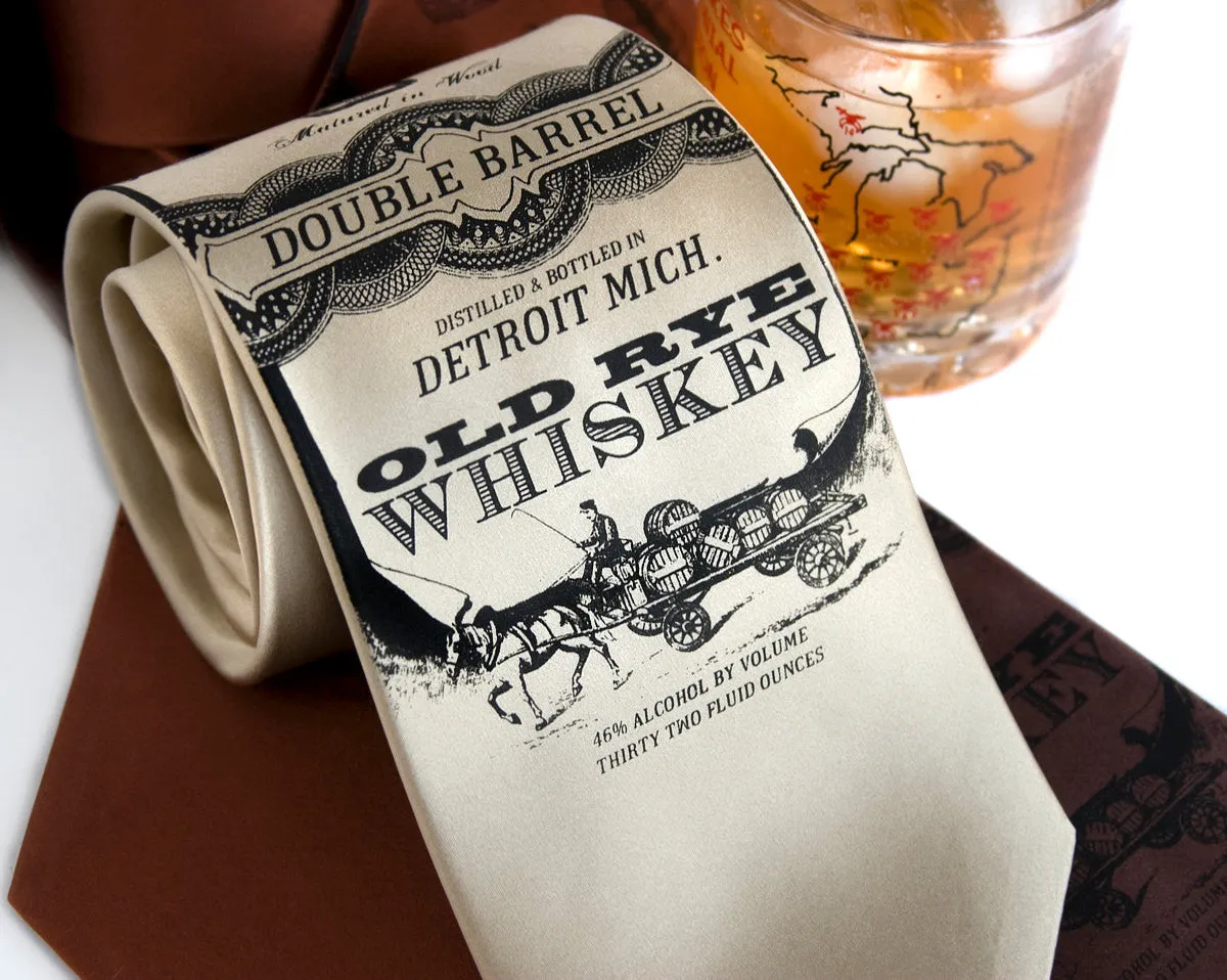 Whiskey Business Silk Necktie