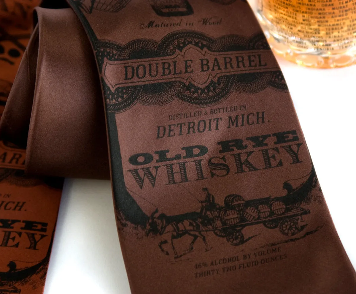 Whiskey Business Silk Necktie