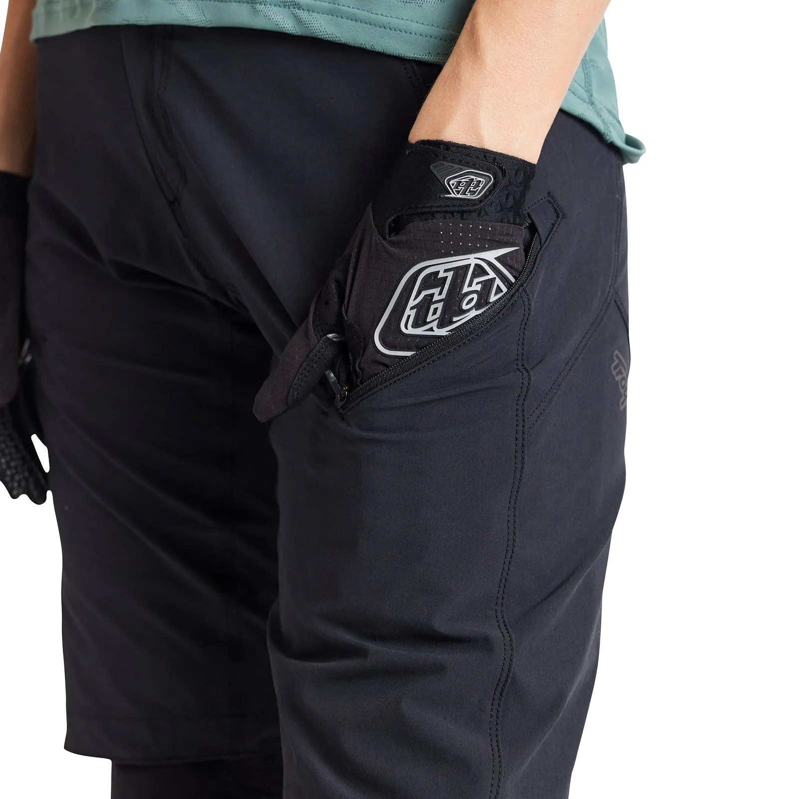 Womens Lilium Short No Liner Solid Black
