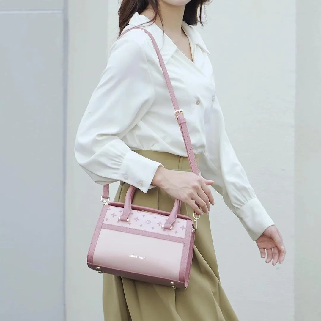 Women's Monogram Top Handle Sling Bag / Crossbody Bag - HKR 3968