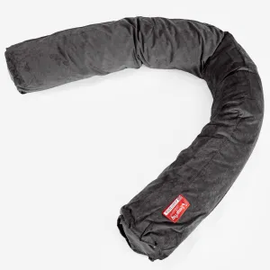 XXL Cuddle Cushion - Flock Graphite Grey